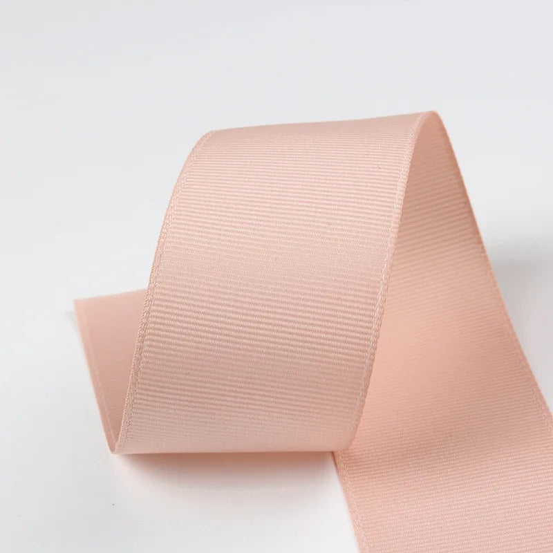 10 Meters Grosgrain Ribbon Solid Fabric for Gift Wrapping Wedding Bows Decoration Hair Sewing Supplies DIY Crafts Accessories