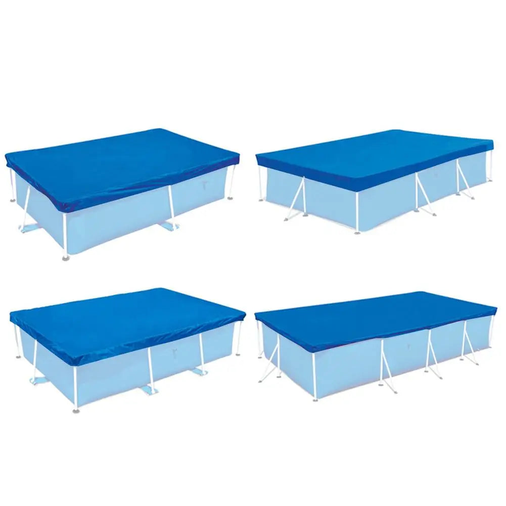 Swimming Pool Cover Rectangular Waterproof Dustproof Garden Outdoor Pool Tub Covers Bubble Film Blanket Accessories Pool Cover