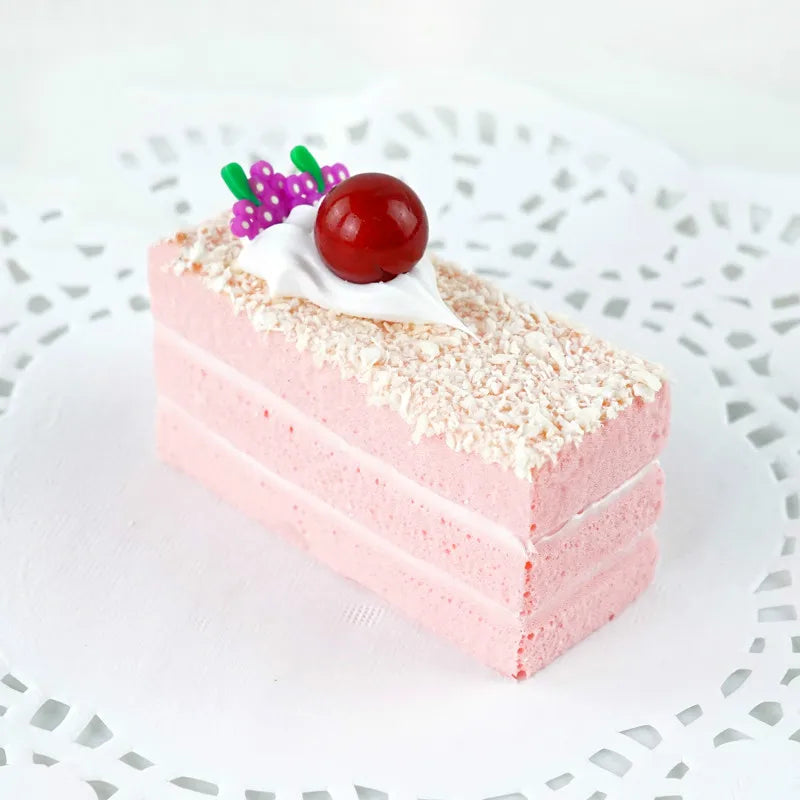 Simulation Artificial Cake for Home Kitchen Decor Wedding Christmas Party Valentine's Day Dessert Prop - Food Display