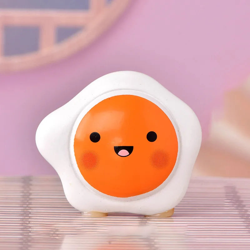 Cute Simulation Avocado Peach Sushi Egg Figurine Resin Cartoon Model Home Decor DIY Miniature Fairy Garden Cake Accessories