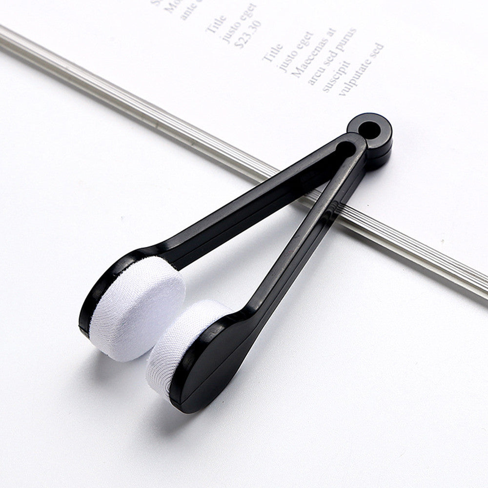 Mini Portable Microfiber Brush For Glasses Eyeglass Spectacles Microfiber Cleaning Brushes Sunglasses Screen Cleaner Tools d5