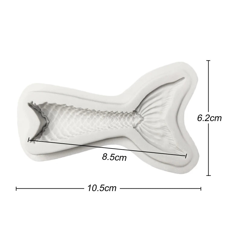 Mermaid Tail Silicone Mold Sugarcraft Cookie Cupcake Chocolate Baking Mold Fondant Cake Decorating Tools