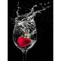 HOMFUN Full Diamond "Red Wine Glass" DIY 5D Diamond Painting Cross Stitch Home Decor Picture Of Rhinestone Handmade