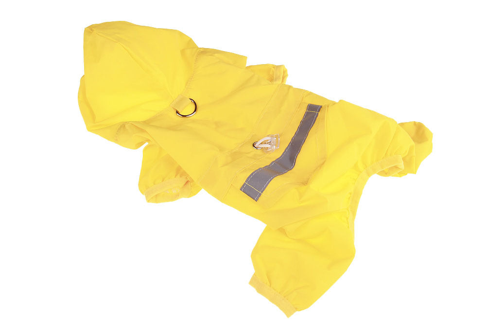 Pet Dog Raincoat Hooded Jumpsuit Waterproof Pet Dog Clothes Puppy Small Dog Rain Coat Jacket Raincoat For Dogs ção com capuz