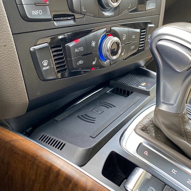 Car wireless charger phone charger charging plate phone holder for Audi A4 B8 B9 A4 Allroad A5 S5 RS5 Q5 SQ5 accessories