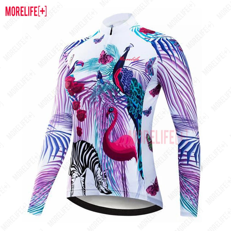 MLC Free Riding Suit Triathlon Long-sleeved Cycling Jersey Top Downhill Mountain Bike Sweatshirt Maillot Ciclismo Summer Unisex