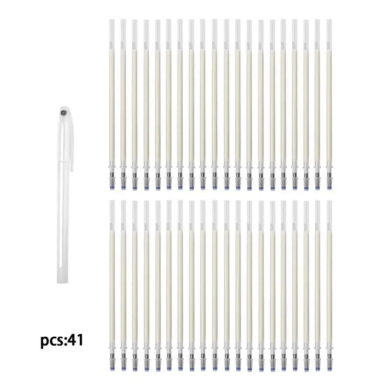 10-21pcs Heat Erasable Magic Marker Pen Fabric Pencil Temperature Disappearing Marker Pens Line Marking DIY Craft Sewing Parts