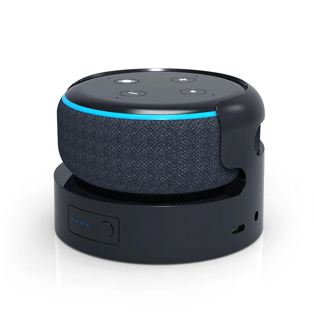 Battery Base for Echo Dot 3rd Gen Alexa Speaker Holder Mount Rechargable Docking Station For Echo Dot 3rd wireless Charger