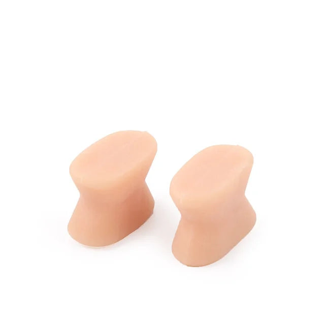 2Pcs=1Pair Gel Toe Separator Foot Care Tool Silicone Big Toe Bunion Straightener Valgus Hallux Bunion Protector Corrector