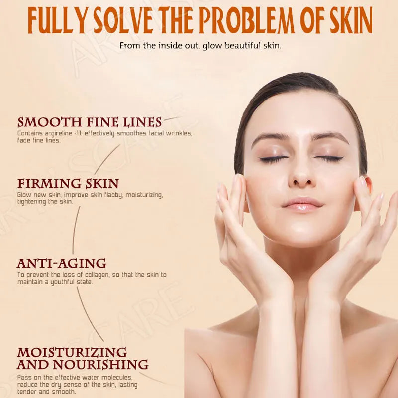 Facial Serum Six Peptides 10pcs/set Moisturizing Hydrating Peptides Essence Skin Care Peptide Face Care Products
