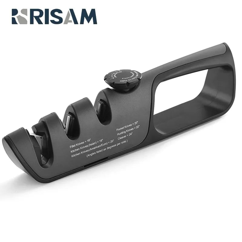 Adjustable Angle Knife Sharpener Professional Tool Knife Sharpener 3 StageScissors Sharpening Stone Grinder Kitchen Gadgets