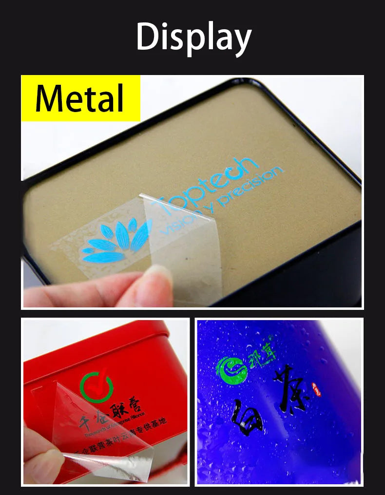 UV ink Transfer Stickers Carton Labels Waterproof Personalized customization Decals High Adhesive printings Free Design