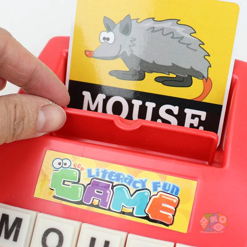 Children Card Letter Machine English Early Educational Picture Literacy