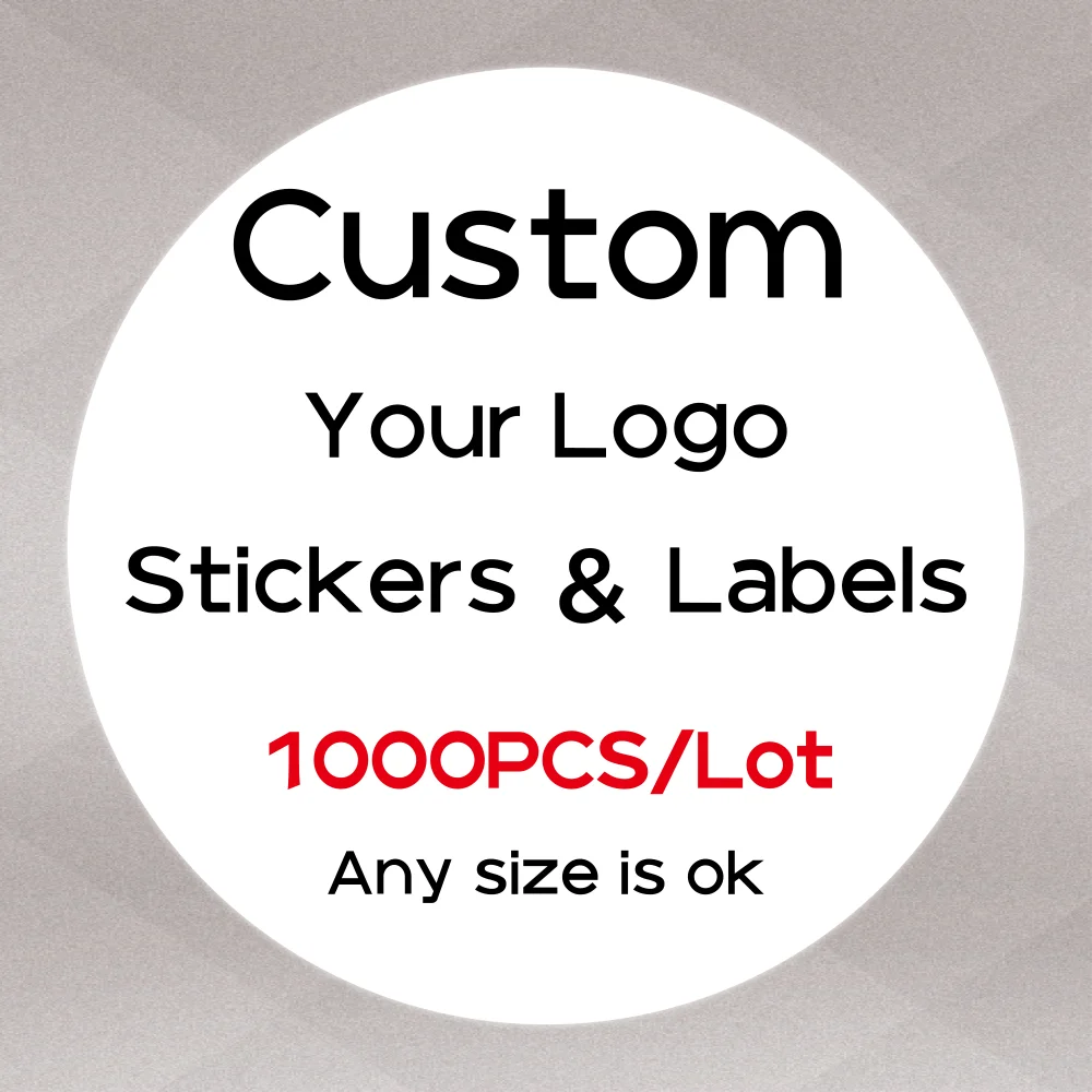 Custom Stickers Customize Logo Label Sticker Personalized Stickers Packaging