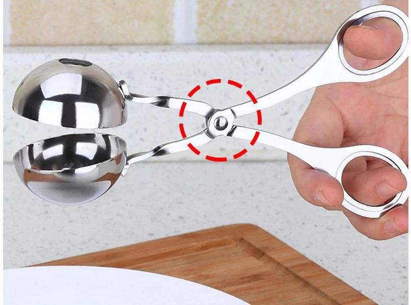 Meatball Apparatus Maker Clip Fish Ball Rice Ball Making Mold Form Tools Kitchen Accessories Stainless Steel Meat Baller Utensil