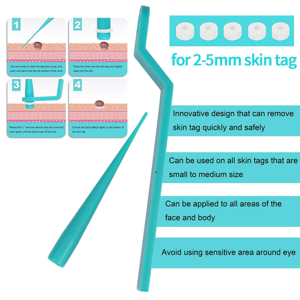 Micro skin tag remover Rubber bands for micro Skin tag wart Remove Acne remover Treatments Face Skin Care Good Tools