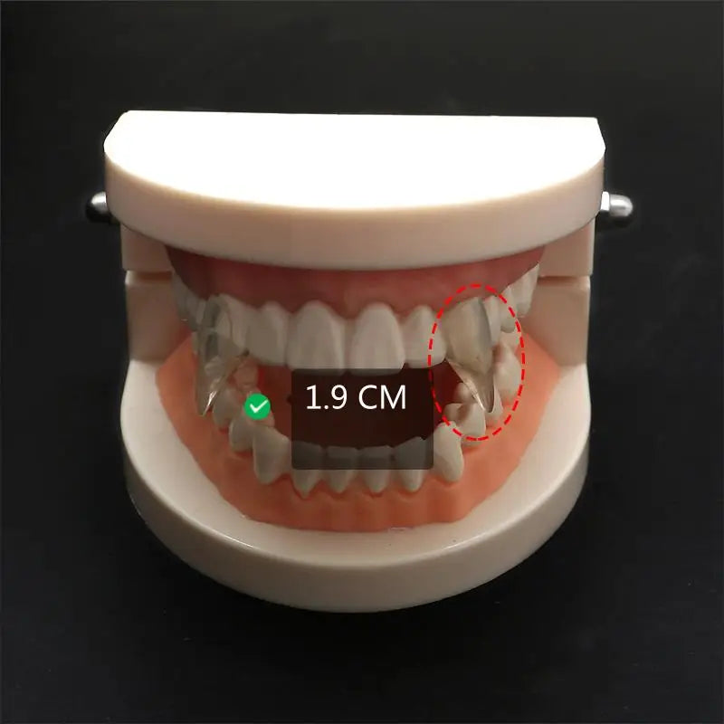 1 Pair Vampire Teeth Fangs Dentures Props Halloween Costume Props False Teeth Solid Glue Denture Adhesive Halloween Party Decor