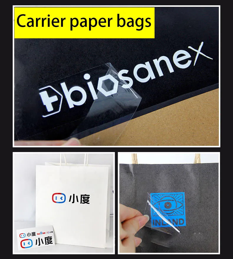 UV ink Transfer Stickers Carton Labels Waterproof Personalized customization Decals High Adhesive printings Free Design