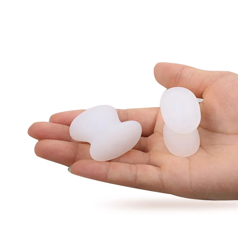2Pcs=1Pair Gel Toe Separator Foot Care Tool Silicone Big Toe Bunion Straightener Valgus Hallux Bunion Protector Corrector