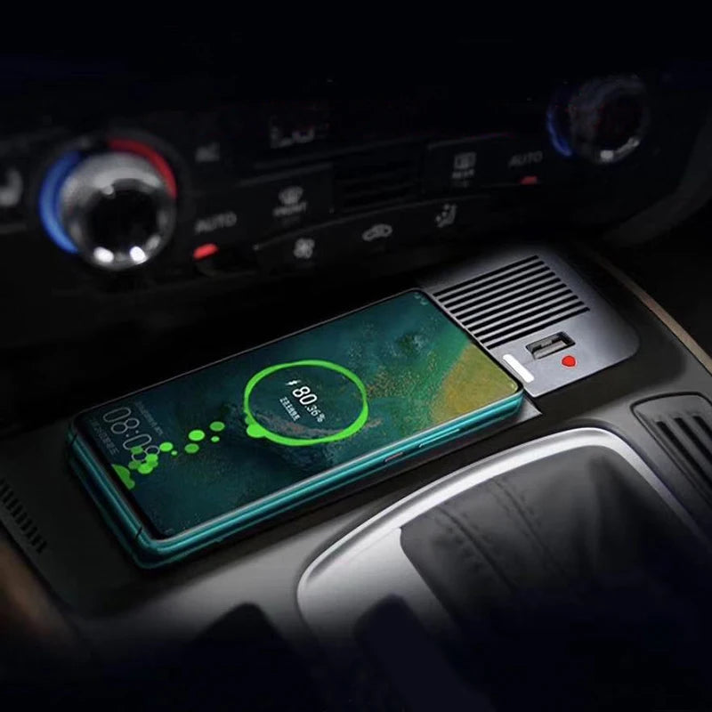 Car wireless charger phone charger charging plate phone holder for Audi A4 B8 B9 A4 Allroad A5 S5 RS5 Q5 SQ5 accessories