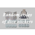 9pcs Dice Telling Story Toys Imagine Story Toys Dice Game DIY Blank Dice Sticker Party Game Educational Toys for Children Gifts