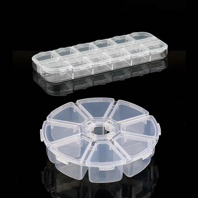 Multi Grids Plastic Detachable Storage Boxes Bins for Tools&Jewelry&Fishing Gear&Screw Desk Organizer cajas de madera