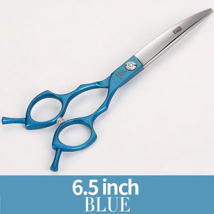 Fenice Professional symetrical handle colorful 6.5 inch pet dog curved animal grooming scissors
