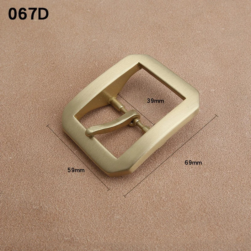 1pcs Solid  Brass 40mm Belt Buckle End Heel Bar Buckle Single/ Double Pin Heavy-duty for Leather Craft Strap Webbing Dog Collar