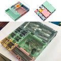 9pcs/set SMD Container SMT IC Electronic Component Mini Storage Box Jewelry Case K0AB