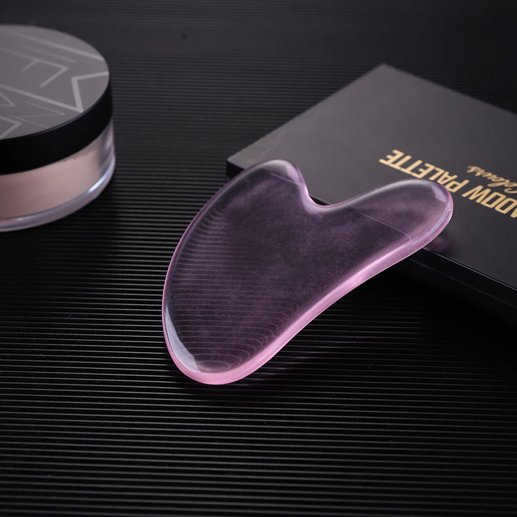 Gua Sha Natural Stone Resin Scraper Board Meridian Relaxation Face Massager Facial Tool For Body Slimming Massage Skin Care