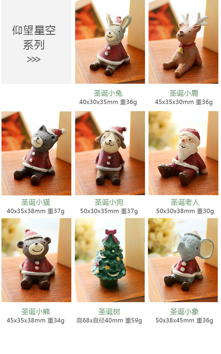 Christmas Decorations Christmas Tree Ornaments Decorative Props Scene Layout Simulation Elk Doll Christmas Ornaments