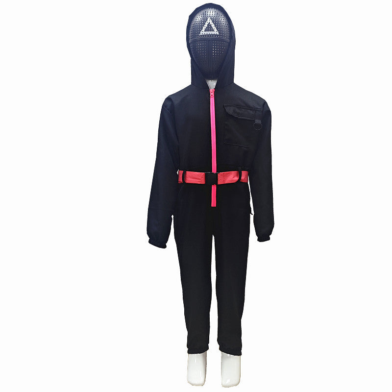 Halloween Performance Clothing Paper Money House Dali Original Tooling cosplay Children's Bodysuit Movie Same Style Korean Style