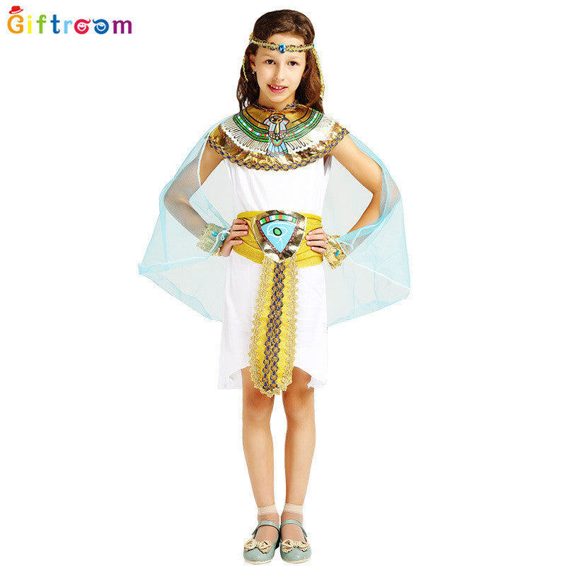 Children's Day Egyptian Pharaoh Costumes, Male and Female Princess Costumes, Ancient Greek Costumes, Prince Nile