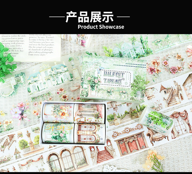 Foreign Trade Cross-Border Hot-Selling Halloween and Christmas Planner Materials DIY Decoration No-Cut Die-Cut Pet Planner Tape