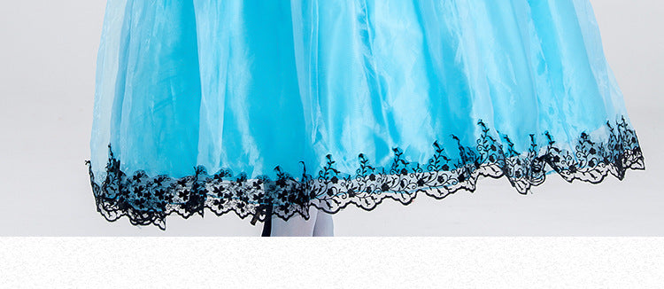 Halloween Costume Stage Costume Bright Cute Alice Fantasy Wonderland Princess Costume Fairy Tale Princess Dress