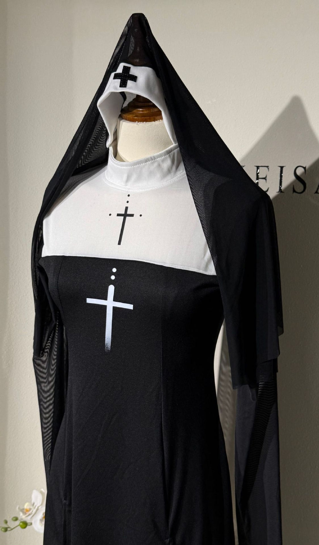 2025 New Halloween Adult Sexy Nun Cross Nurse Carnival Cosplay Costume