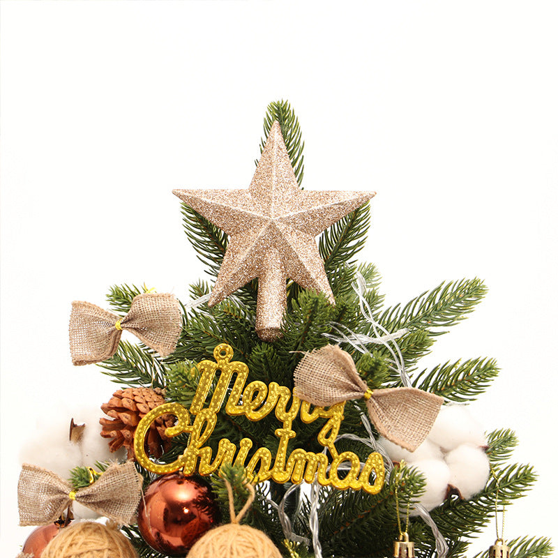 Christmas tree pe mini Christmas tree 45cm desktop Christmas tree set decoration christmas tree