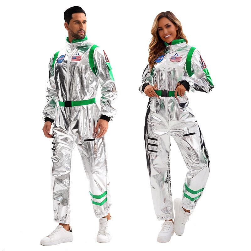 Amazon Cross-Border New Cos Astronaut Costume Halloween Performance Costume for Men and Women Wandering Earth Astronaut Costume