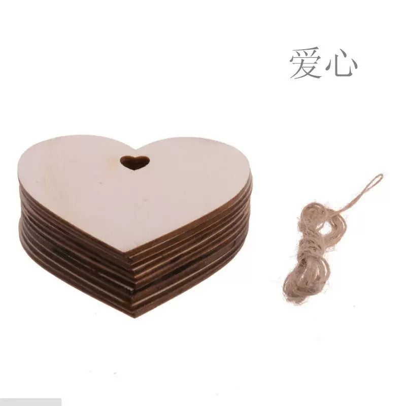 Christmas Crafts Creative Christmas Tree Ornaments Carved Wood Holiday Party Decoration Tags Home Decoration Props