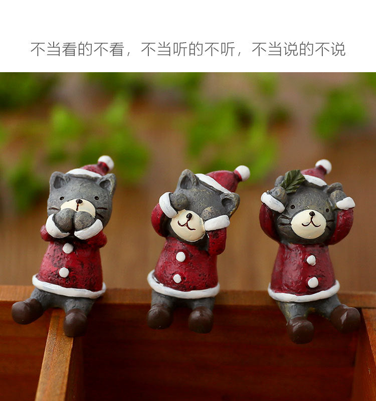 Christmas Decorations Christmas Tree Ornaments Decorative Props Scene Layout Simulation Elk Doll Christmas Ornaments