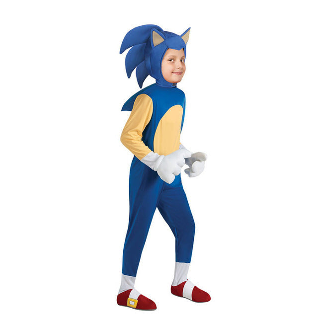 Halloween Costume Sonic the Hedgehog Super Sonic Kid Sonic Performance Costume Stage Performance Costume