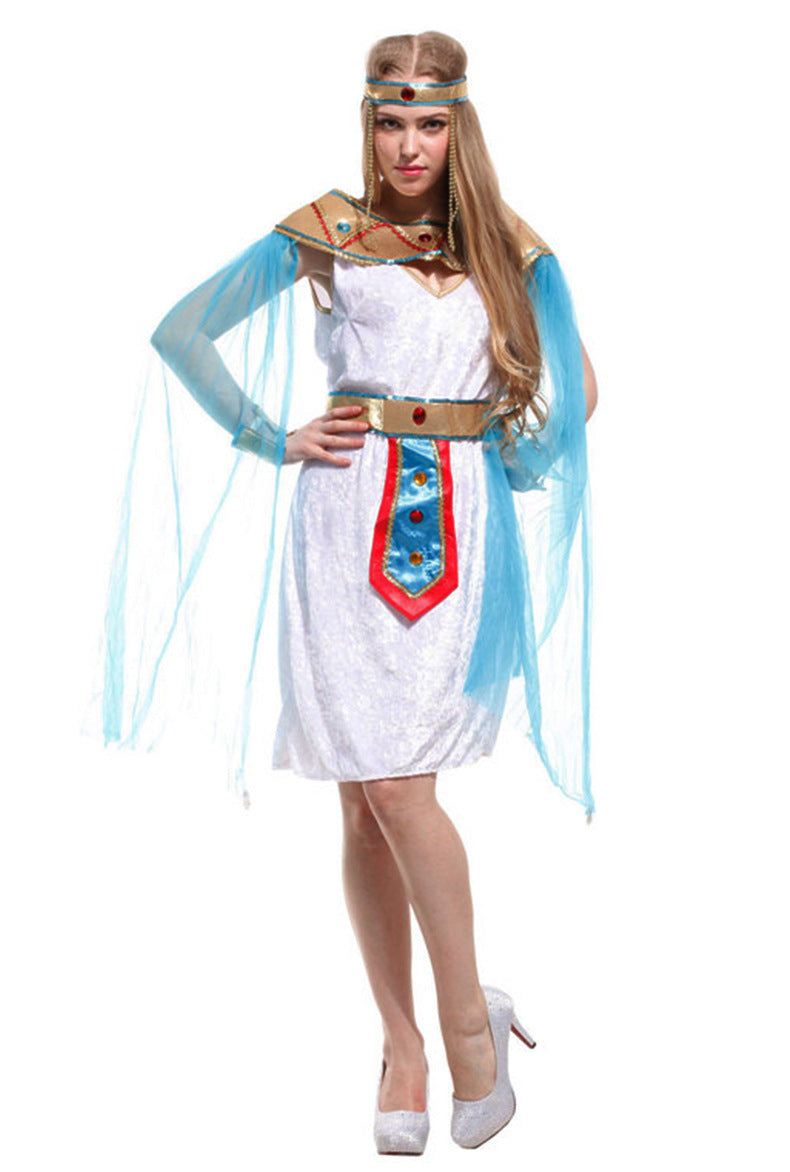 Carnival Party Costumes Egyptian Pharaoh Queen Costumes Pretty Egyptian Female Cosplay Game Uniform Temptation