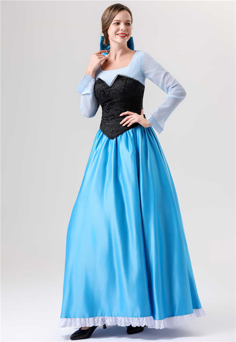 Fairy Princess dress Vicious Queen Sleeping Beauty Cinderella Plays Halloween Stage Performance Evening Costume
