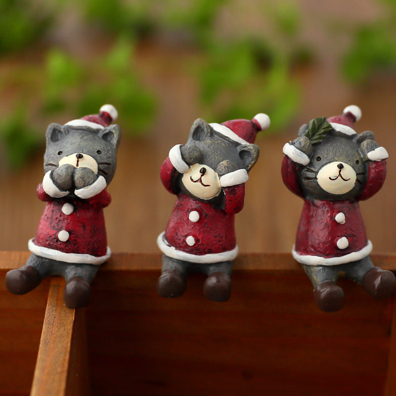 Christmas Decorations Christmas Tree Ornaments Decorative Props Scene Layout Simulation Elk Doll Christmas Ornaments