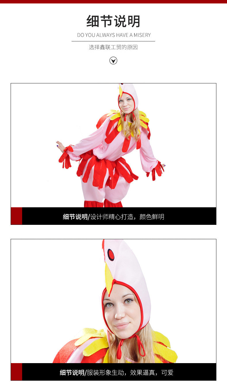 Stage Costumes Adult Female Hen Costumes Cross Border Supply Carnival Halloween cosplay Ball Show