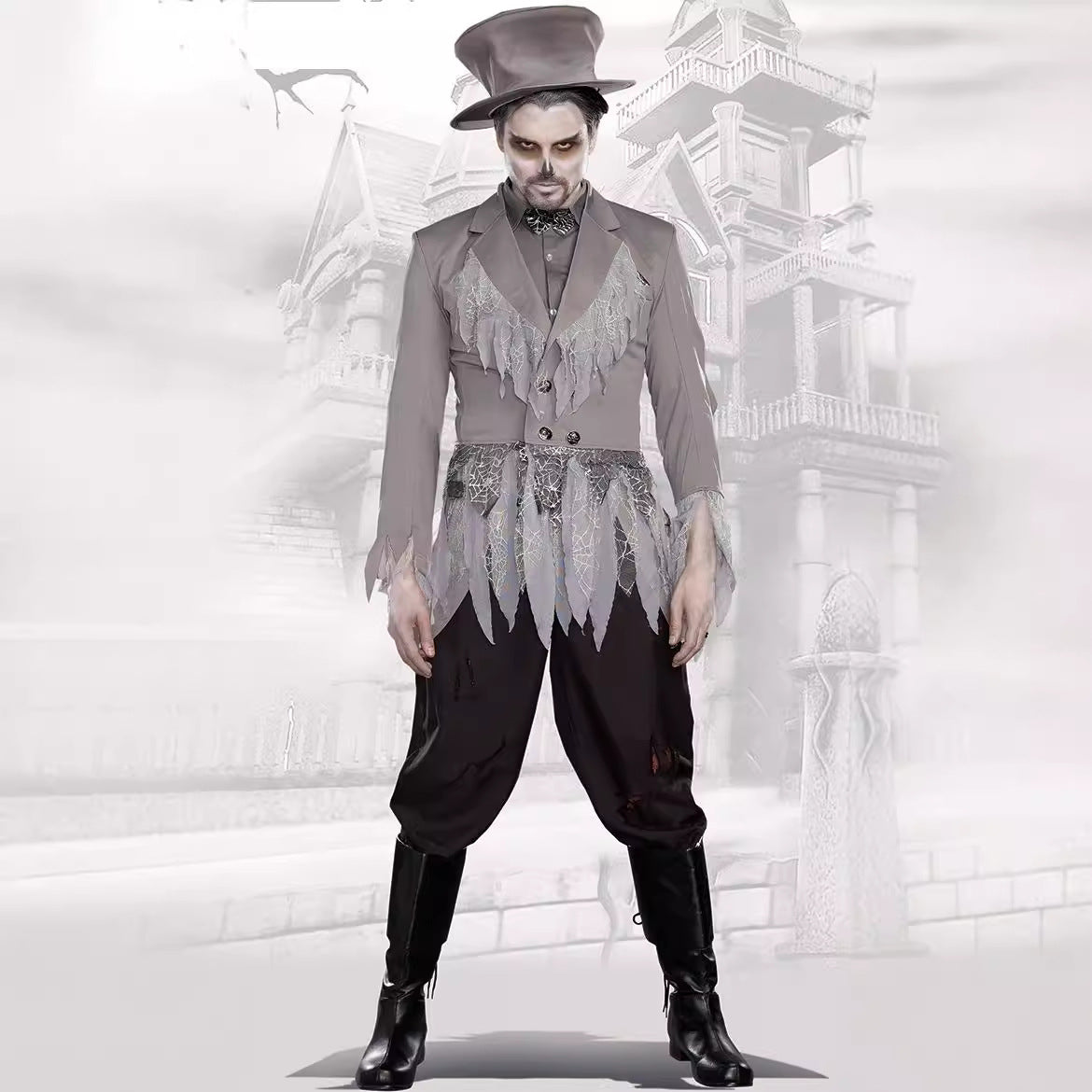 European and American Game Uniforms Halloween Party Role-Playing Devil Male Vampire Costumes Foreign Trade Export Wholesale