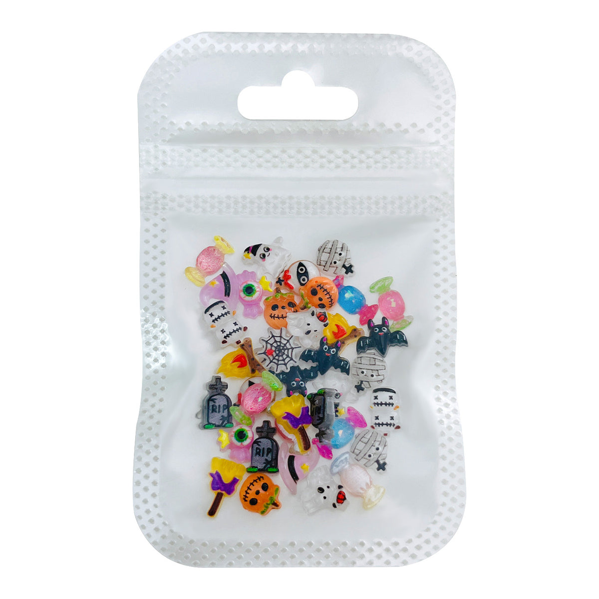 Halloween Cartoon Nail Art Accessories Mixed Cross-Border New Products Funny Magic Ghost Pumpkin DIY Nail Diamond Accessories