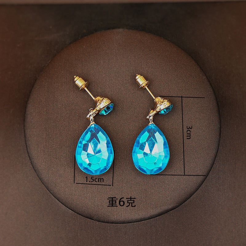 Korean Bride Necklace Earrings Two-piece Decorations Wedding Yarn Wedding Jewelry Wedding Accessories Dance Studio
