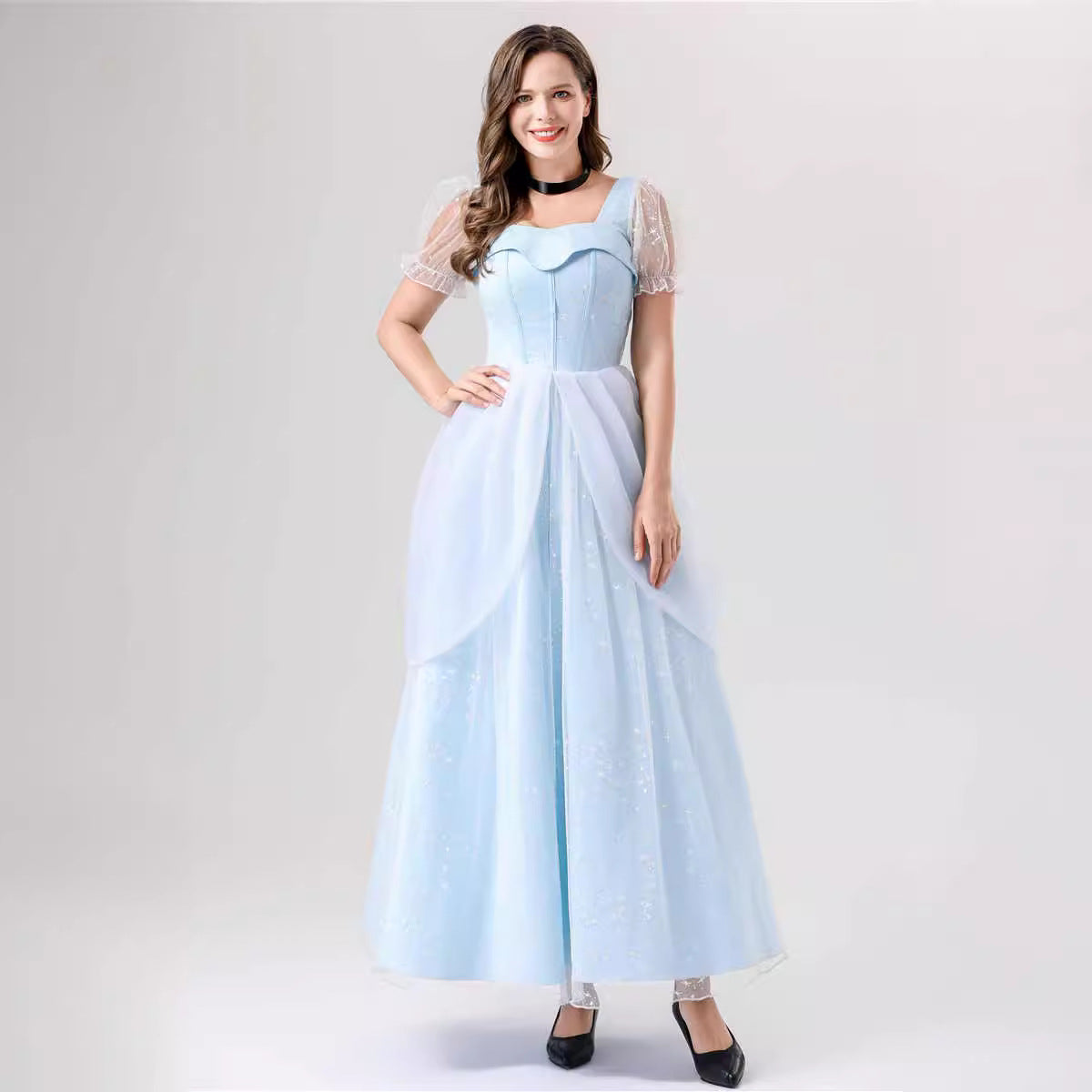 Fairy Princess dress Vicious Queen Sleeping Beauty Cinderella Plays Halloween Stage Performance Evening Costume