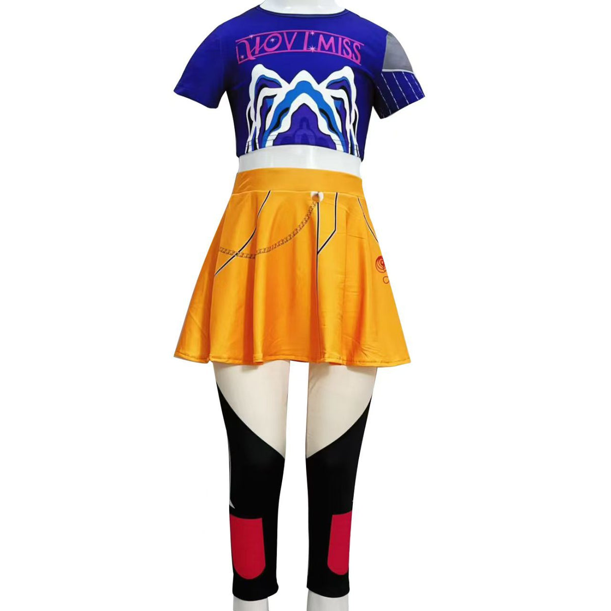 New Huntress Girl Group K-Pop Rumi Milazzo Cosplay Costume Korean Wave Cosplay Children's Performance Costume Halloween